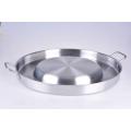 Stainless steel gas griddle comal frying pan