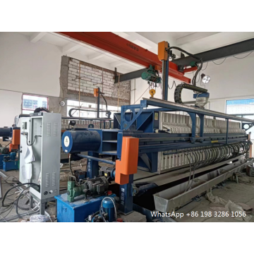 Hydraulic Diaphragm Filter Press with Mud Hopper