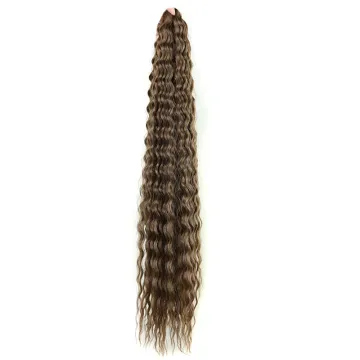 Soft Long Water Wave Crochet Hair Synthetic Goddess Braiding Hair Natural Wavy Ombre Blonde Hair Extensions