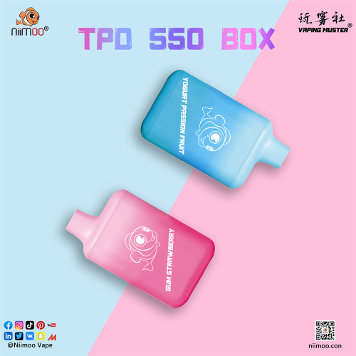 TPD Disposable Vape Device Box 550 Puffs Disposable Vape Manufactory