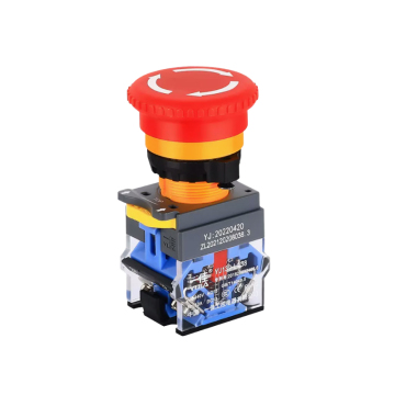 YiJia LA38-11ZS 22mm Non-Illuminated Emergency Stop Button Switch - 10A Max. Current