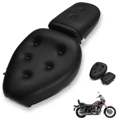 TERFU Motorcycle Front and Rear Driver Seats Cushion for Yamaha Virago XV250 1988-2013