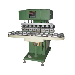 8 Colors closed cup pad printing machine