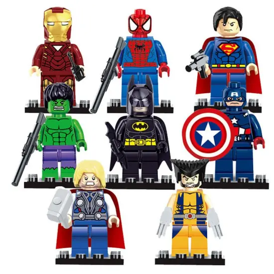 Super Heroes Series blocks figures