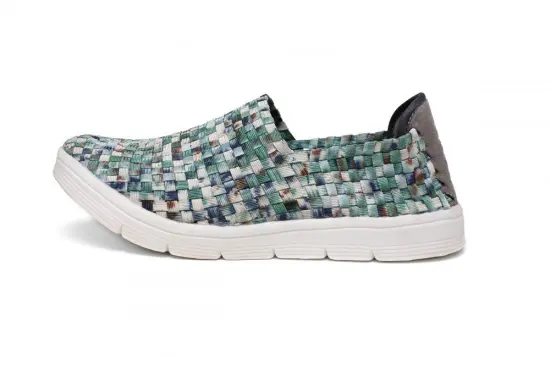 Outdoor Lightweight Slip-on Design Travel Woven Loafers