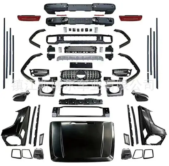 Mercedes-Benz G-Class W463 AMG Surround Upgrade Kit: Front and Rear Bumper Hood Modification