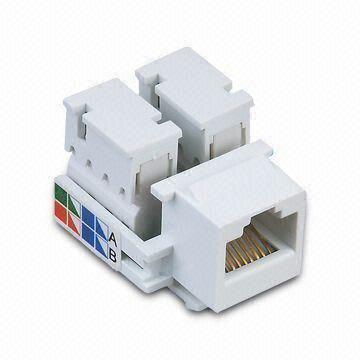 Modular Jacks as Net Worker Communication and Cabling Products, Made of PC/ABS