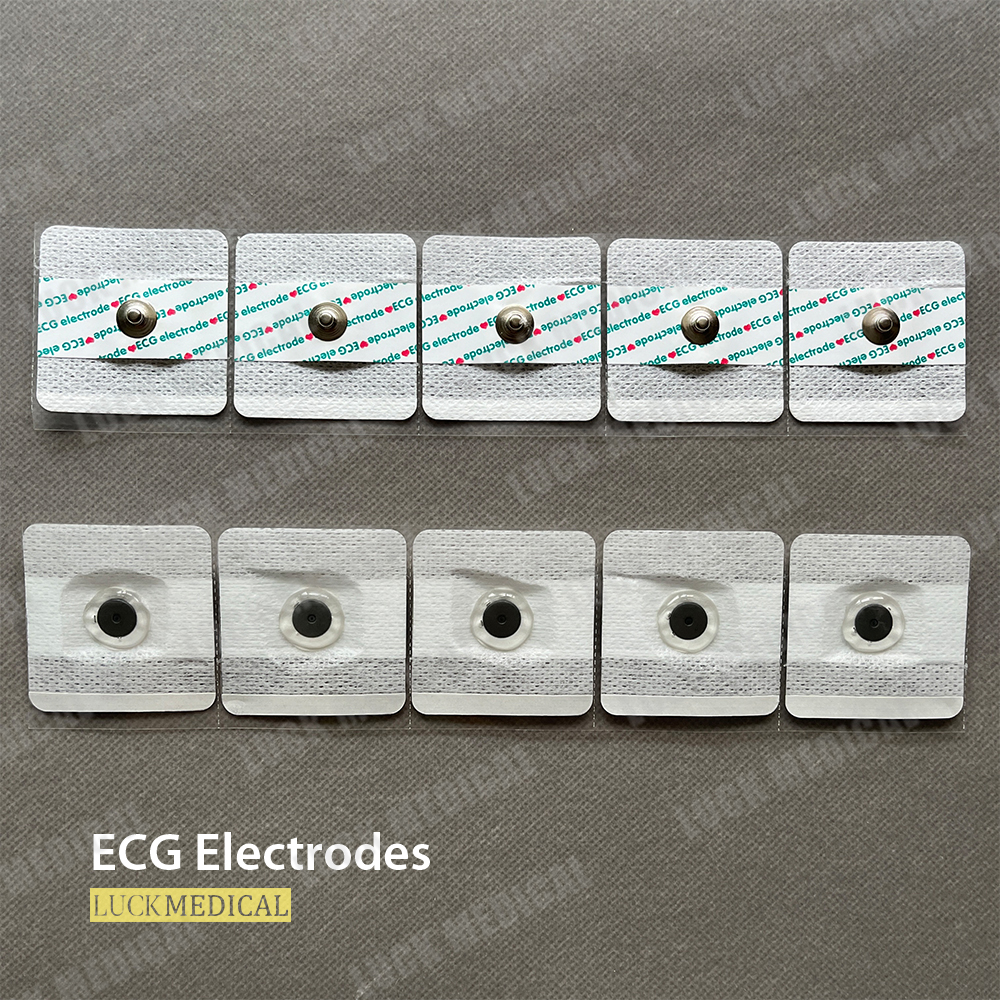 Quadstrode MRT EKG Elektrode Silberchlorid EKG Elektrode