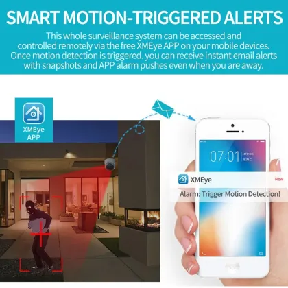 surveillance Camera Systems POE NVR Kit