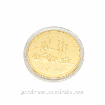 2016 Manufactory production gold metal souvenir coin