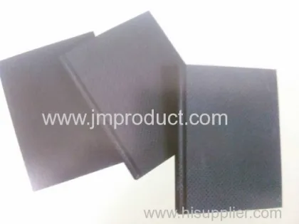 Black Simple Drizzle Grain Notebook 