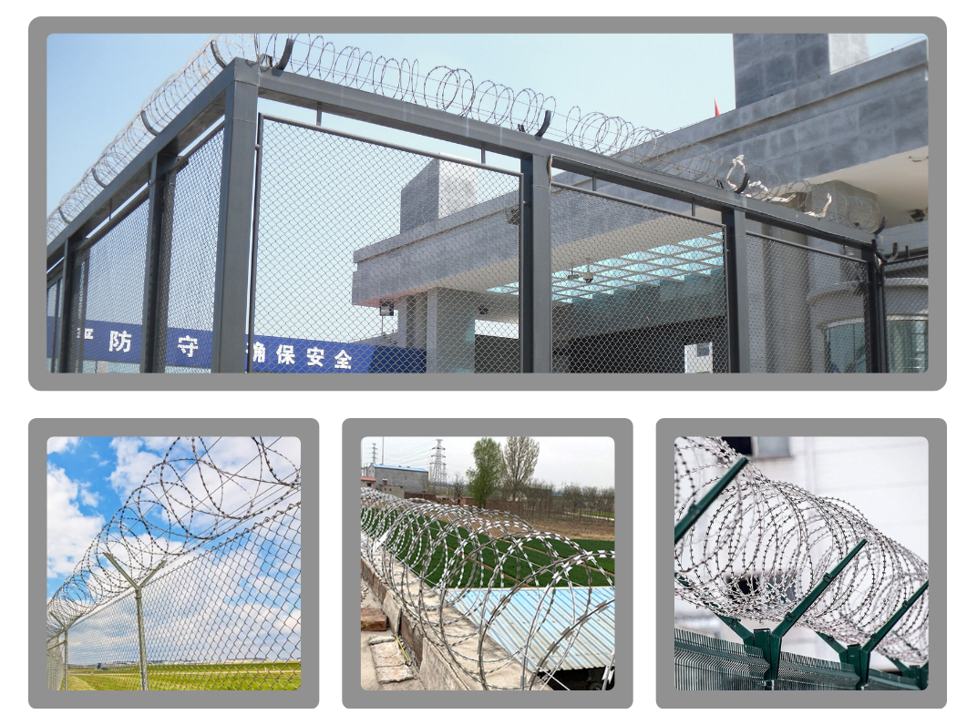 razor wire application