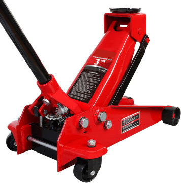 Portable Low Profile 3 Ton Trolley Jack Hydraulic Lifting Double Pump Floor Jack