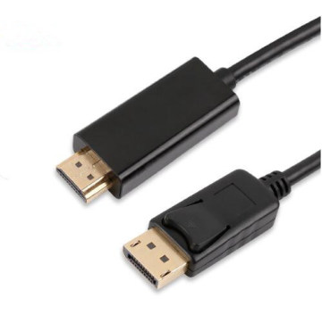 Multifunction Dp to HDMI Data Cable Displayport Male to HDMI Male Connector Cable