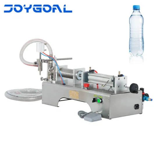 Pneumatic Liquid Filling Machine - Self Suction Jar Filler 10-300ml