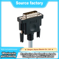 Conector de exibição industrial DB15 VGA