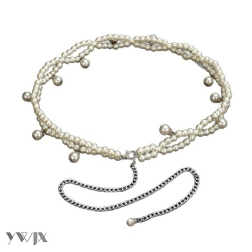 French Style Multi-Layer Pearl Waist Chain
