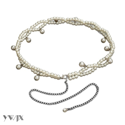 French Style Multi-Layer Pearl Waist Chain