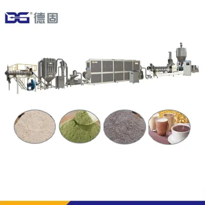 Instant Baby Cereal Production Line with Double Screw Extruder
