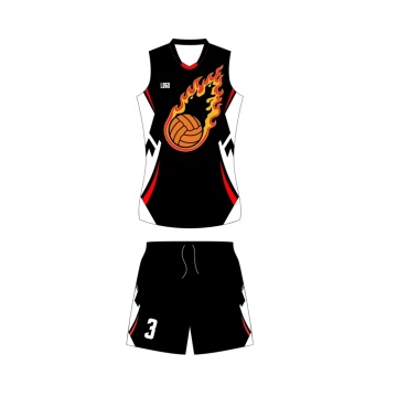 Sleeveless Sublimation Volleyball Jersey for Men and Women