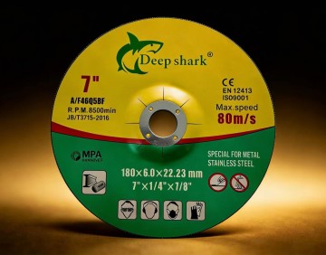 Disco de corte de óxido de aluminio y acero inoxidable
