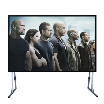 120" Fast Folding Outdoor Projector Screen for Home Movie Theaters at Great Prices