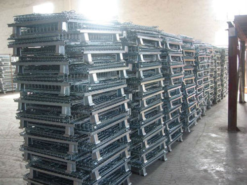 Steel Zinc Folding Storage Cage