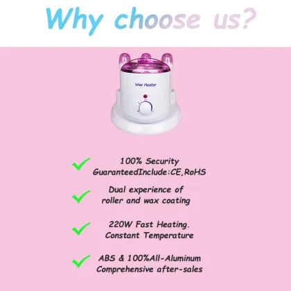 OEM Natural DIY Wax Warmer Kit & Depilatory Wax Heater Set for Home Beauty