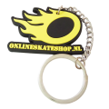 Custom Keychain Rubber custom LOGO 3d cartoon silicone labels Factory