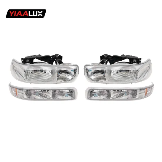 Front Headlight Crystal Replacement for Chevy Suburban & Silverado 1999-2002