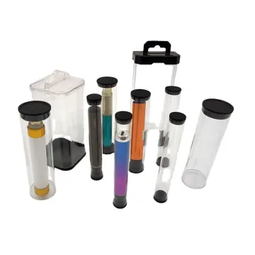 Wholesale Transparent Cosmetic/Food/Pen Clear Plastic Tube Packaging