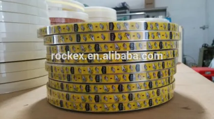 yellow tag label air duct film for Epson ink cartridge air hole size 7# 16*56*39mm