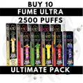 배리 핫 세일 Fume Ultra 2500 일회용 vape