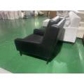 Luxueuse chaise salon en cuir pour le salon moderne