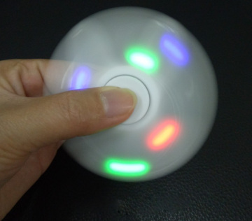 LED Lighting EDC Hand Tri-Spinner Fidget Finger Toy For Autism ADHD Anxiety Stress