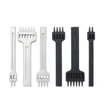 Zinc Alloy Row Punch Leather Tool for DIY Luggage and Handmade Projects