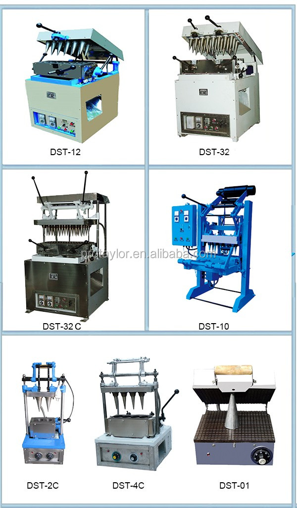 Ventes de machines Corceau de crème glacée Maker / Machine à cône de gaufre industrielle