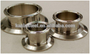 Stainless steel sanitary end cap reducer