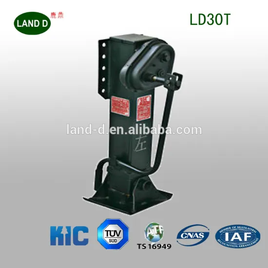 Truck Gear Drop Jack 19 Inches Gearbox Outboard One Handle Weld 30T Semi-Trailer Landing Leg