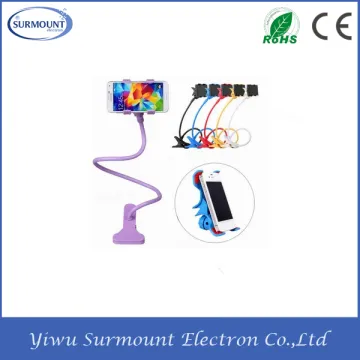 Flexible long arm cell phone holder lazy mobile phone holder