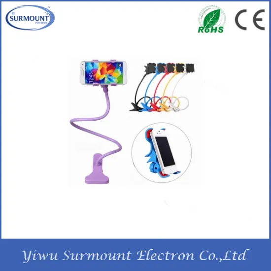 Flexible long arm cell phone holder lazy mobile phone holder