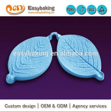 Food grade large veiner rose leaf fondant silicone mold