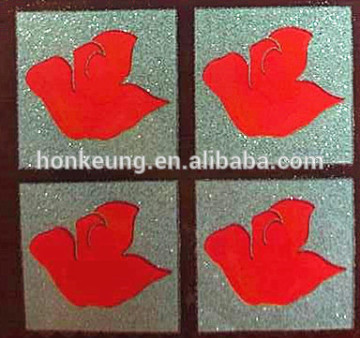 Factory glitter heat transfer printing film for garment, iron on transfer