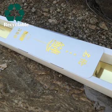 Factory Cheapest Custom Hot Satmp Logo Corrugated Box For Bookmark