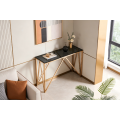 Mesa de console de vidro elegante e fina para a vida moderna