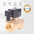Brass Electric Solenoid Valve 1/2 Inch, 220V for Air, Water, Gas, Fuel & Oil with Normal Cooling