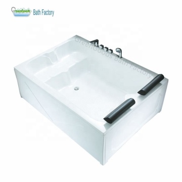 CE Certified GreenGoods Korea Extra Large Double 2 Person Acrylic Apron Bathtub with Bath Skirt