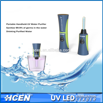 Ultraviolet light water treatment personal water filter portable uv water purifier