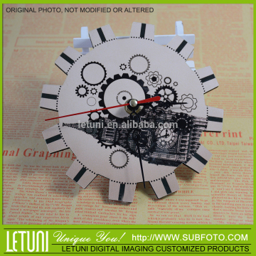 home wall decoration wheel gear wall clock