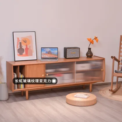 Multifunctional Bamboo TV Cabinet